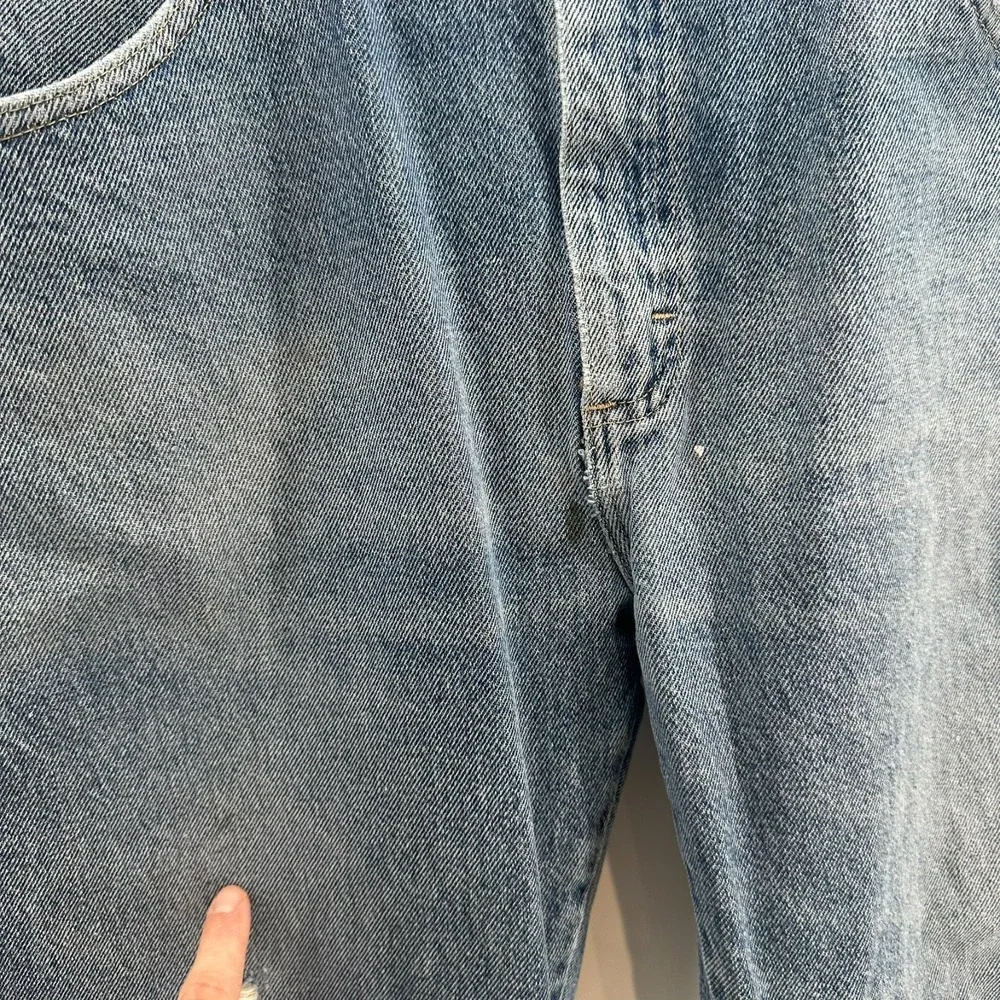 Wrangler Jeans Mens 35x30 Blue Denim Cotton Straight Leg Regular Fit 5-Pocket